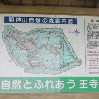山頂の案内図

山頂標識を撮るのをわすれた。
明神山 274m
みょうじんやま