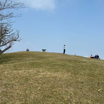 広い山頂でした！