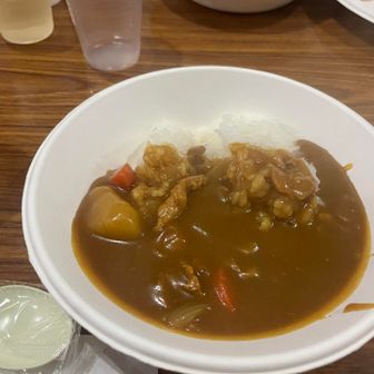 夕食　カレー🍛も美味しい