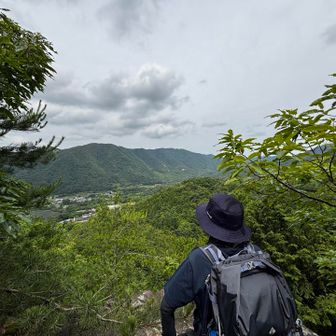 見晴らし岩に登りました🪨