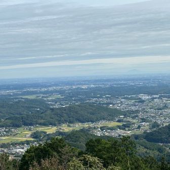 低山では　脅威的な展望