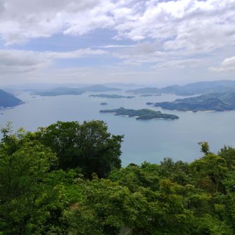 龍王山頂から