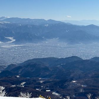 善光寺平と長野市街
