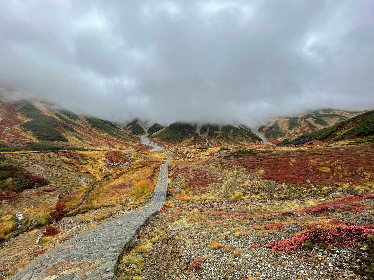 別山-室堂登山口 縦走コースの写真