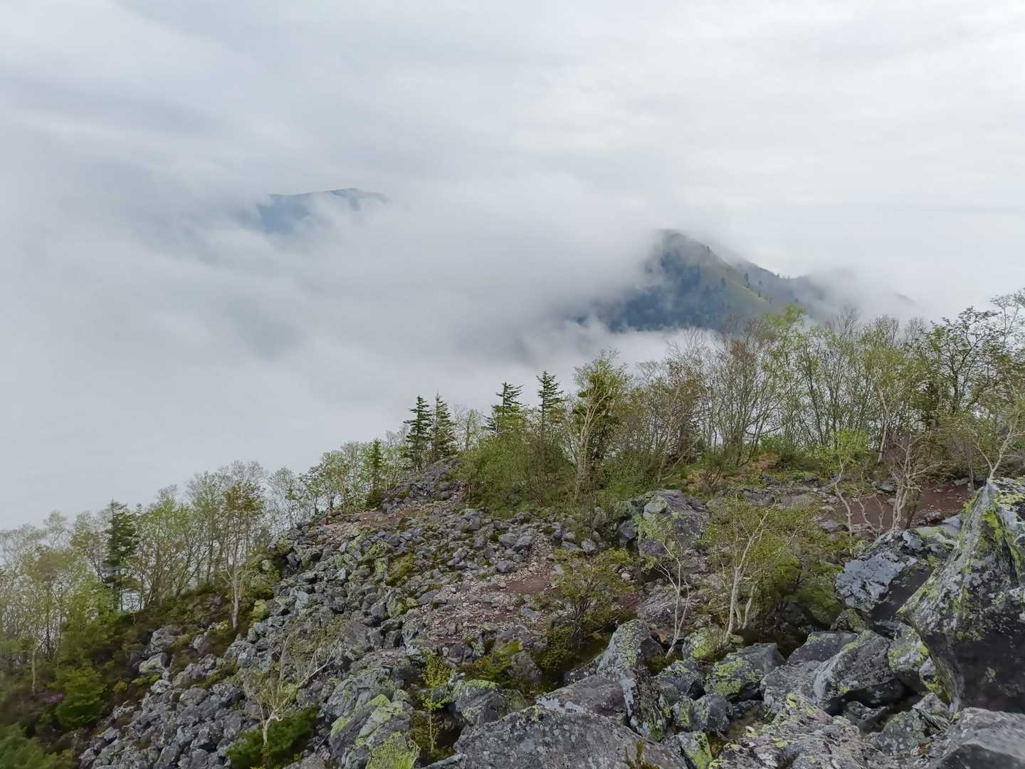 ちらりと天望山