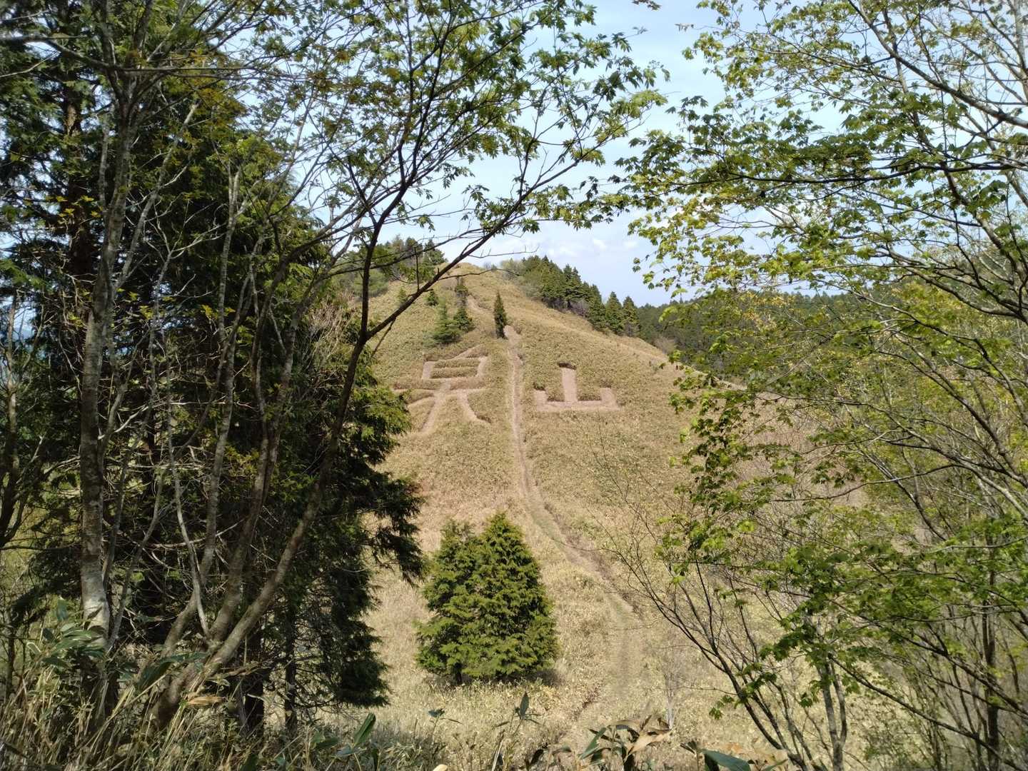 笠菅峠-泉山 往復コースの写真