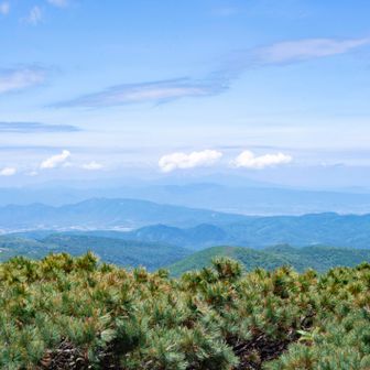 余市方面。積丹岳・余別岳。ハジに尻場山