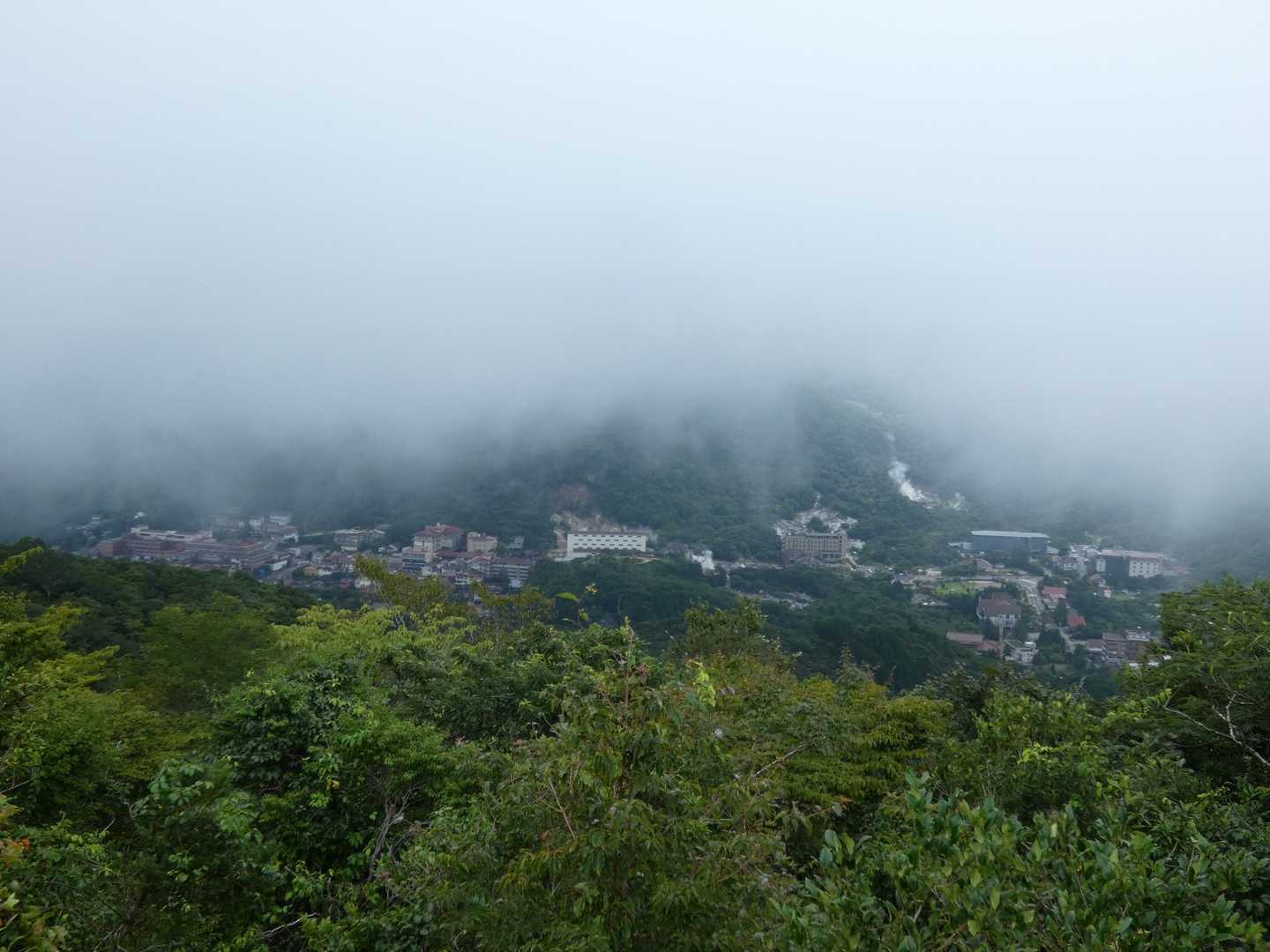 いや待て…、
雲仙の温泉街は見えてます〜🤣ﾖｶｯﾀ♪