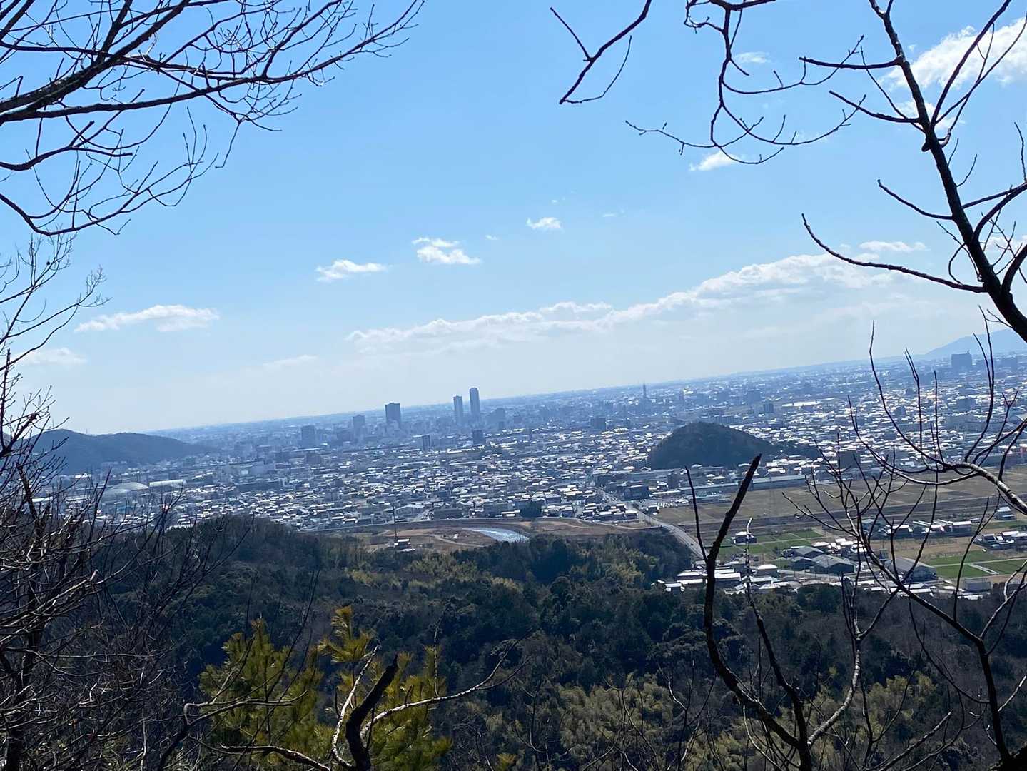 岐阜市内、駅前方向