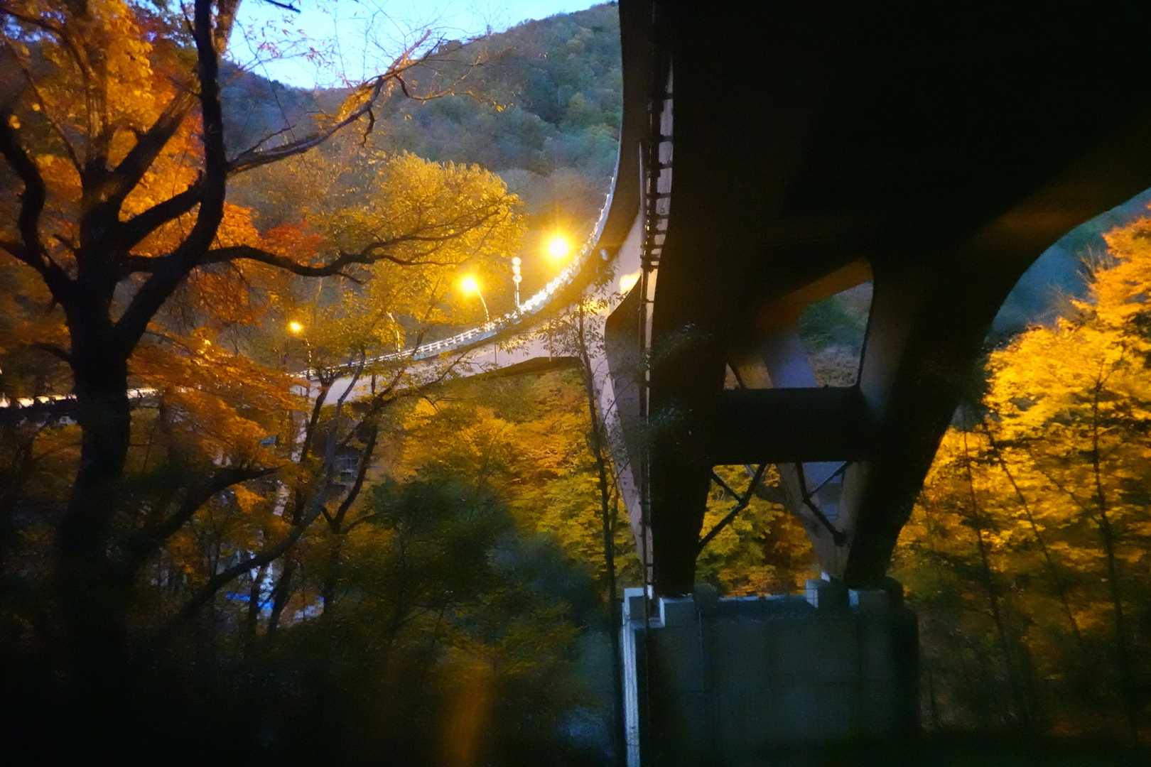 登山口は駐車場から距離があるため暗いうちから行動開始