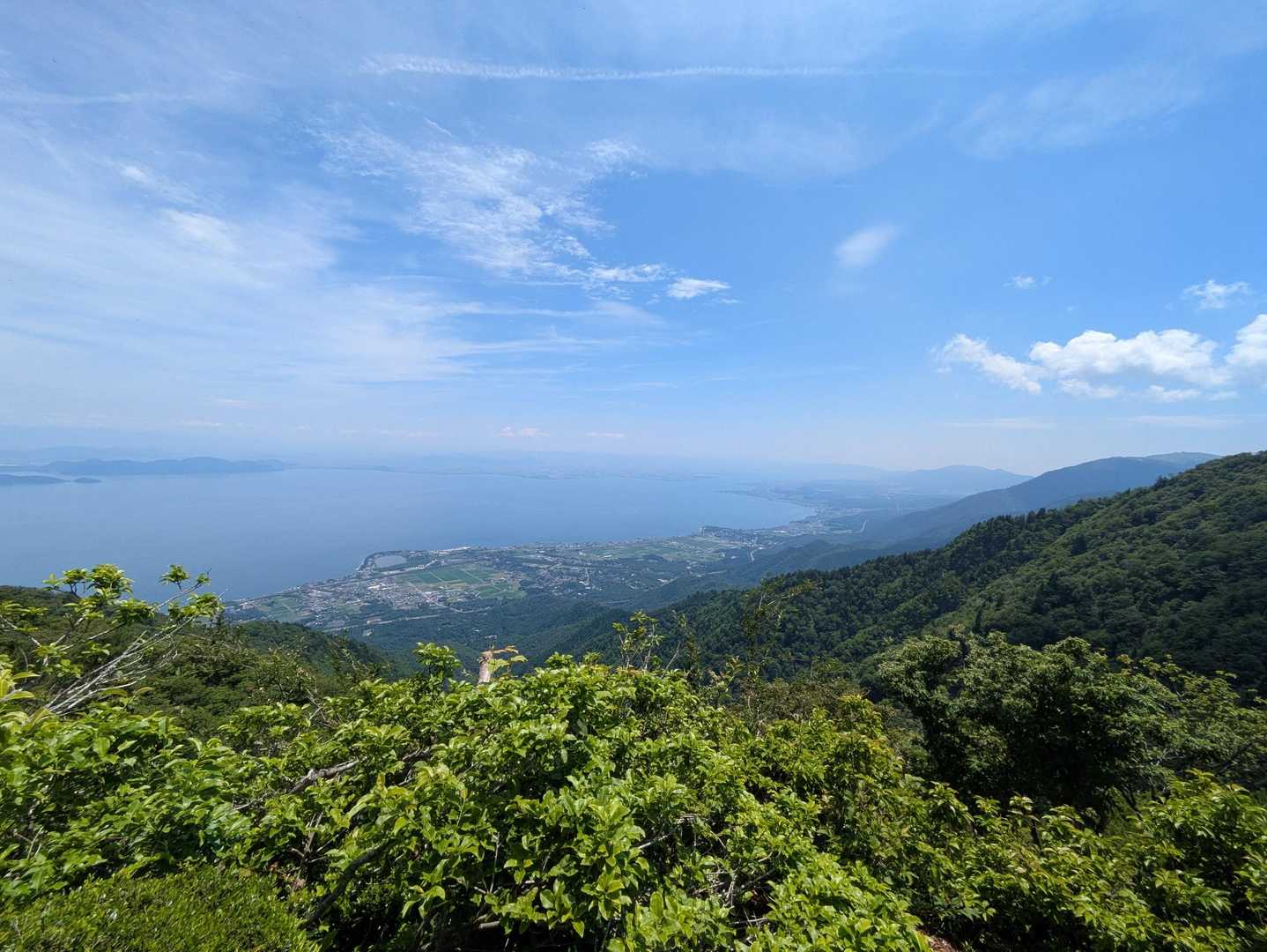 北小松駅-ヤケ山-ヤケオ山-釈迦岳-イン谷口バス停-比良駅 縦走コースの写真