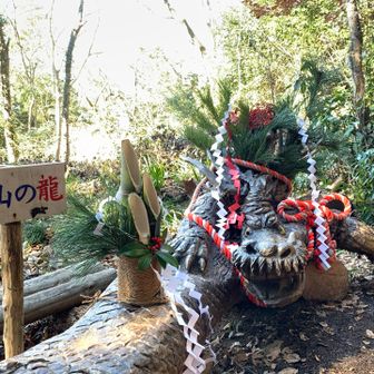 今日ちょうどお飾りを付けていたそうです
皆さんにも是非ご覧頂きたい❗️