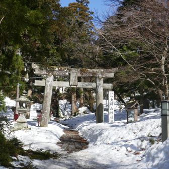 神社と寺が同じ場所にある。古い寺社仏閣の特徴である。