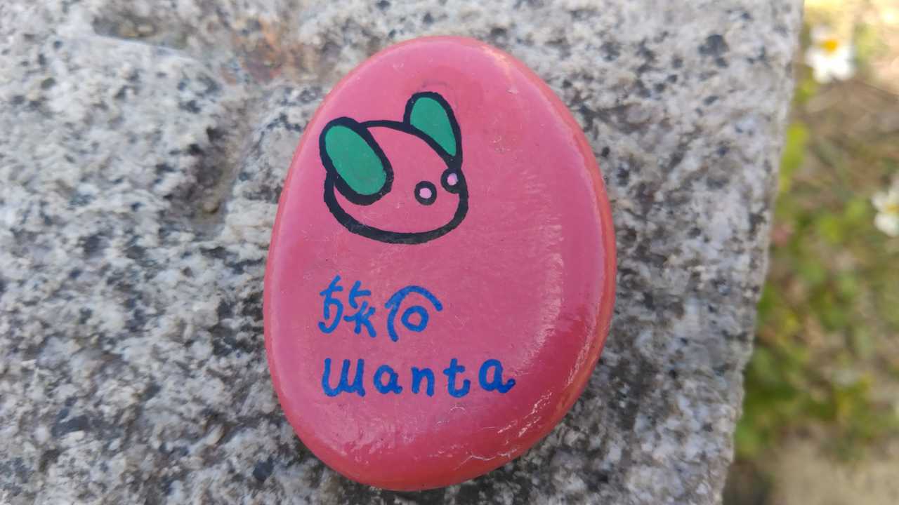 裏　放石