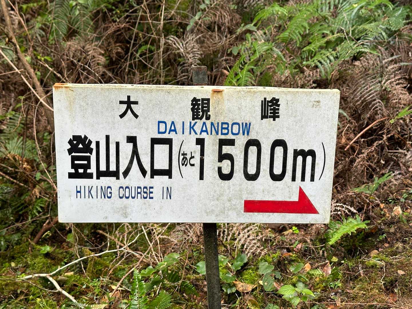 峰の上登山口-五在所ノ峯 往復コースの写真