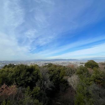 今年最後の景色、ポンポン山が目の前に🖼️