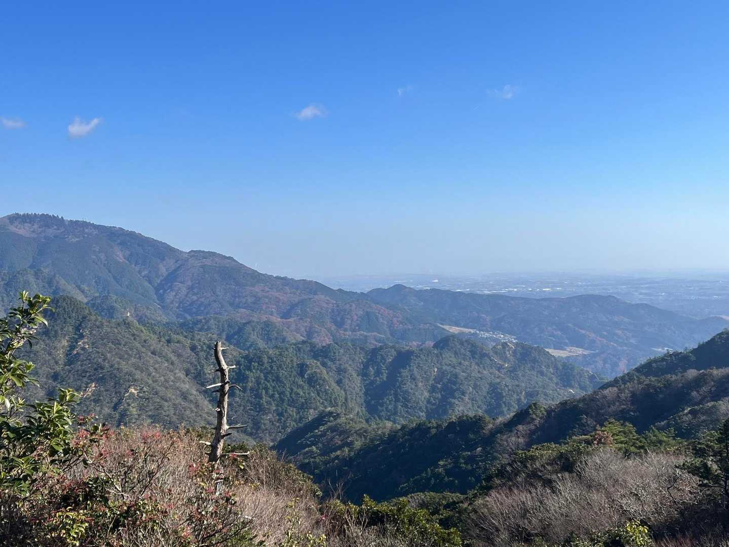 安楽峠-安楽峠登山口-臼杵ヶ岳-小太郎峠-船石-御所平 往復コースの写真