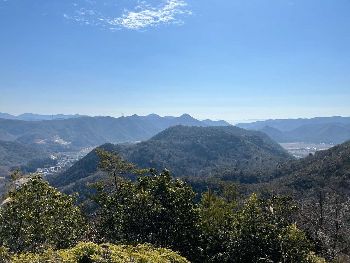 高雄山-三重山-三重山登山口 縦走コースの写真