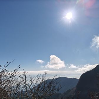 下山途中晴天に☀️あるあるですね〜😁✨