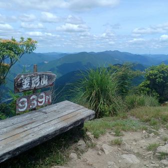 笠形山山頂　目の前には千ヶ峰。
視界一面、まだ行ったことのない山々。