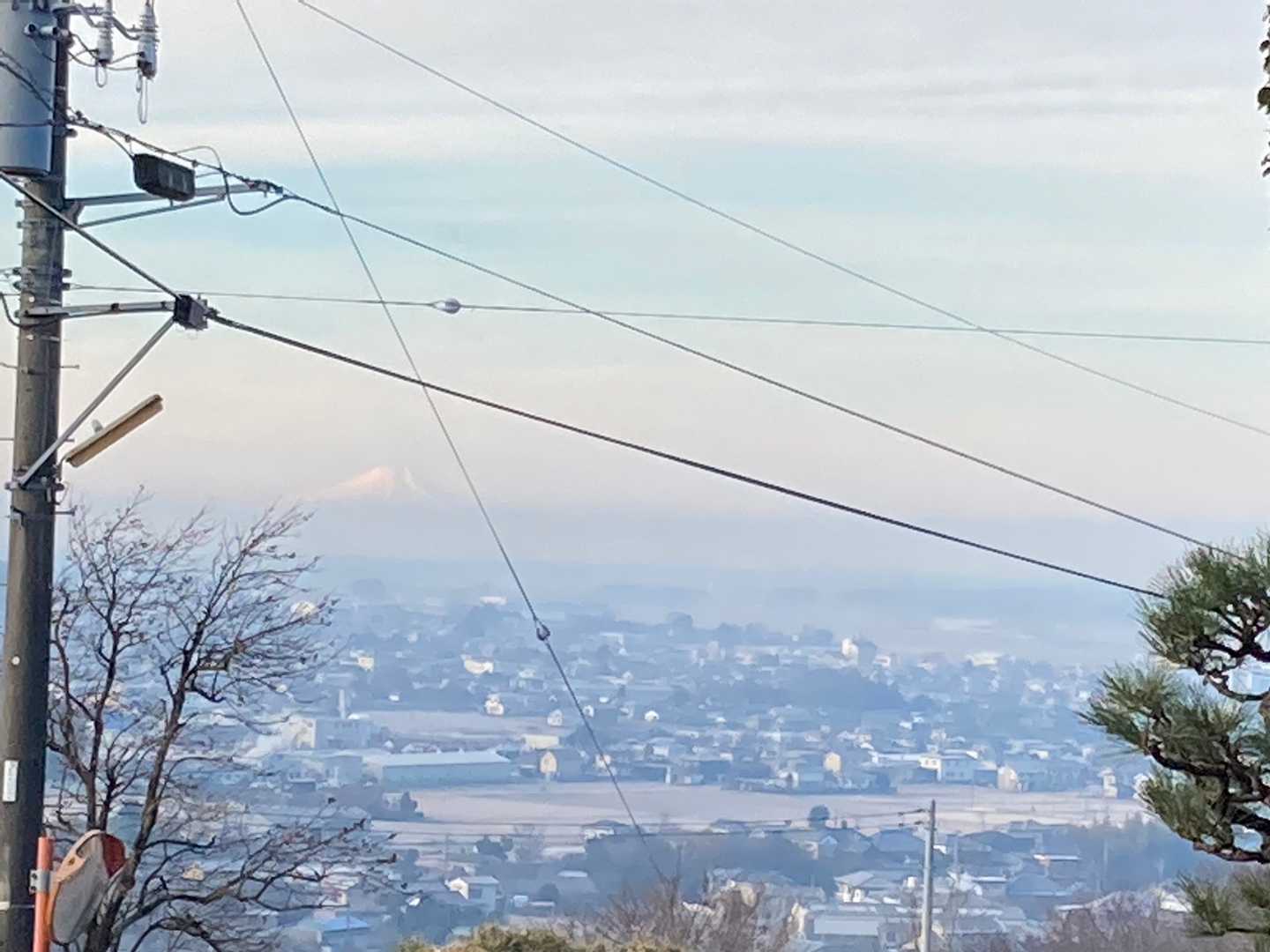 よ〜く👀見ると左側に富士山🗻みえますよ❗️❗️
