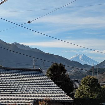 途中からでも富士山が見えます。