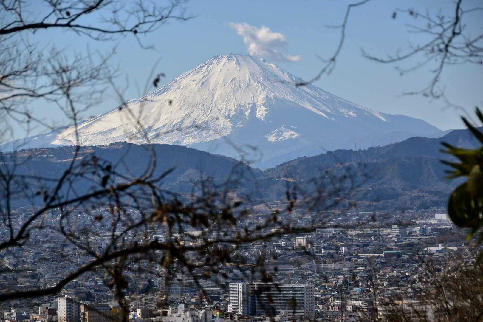 鶴巻温泉駅-吾妻山-善波峠-弘法山-権現山 往復コースの写真