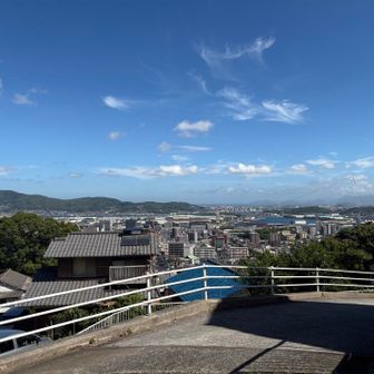 めちゃ空が青い！