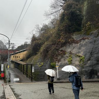 武田尾駅
海外のホームみたいやった