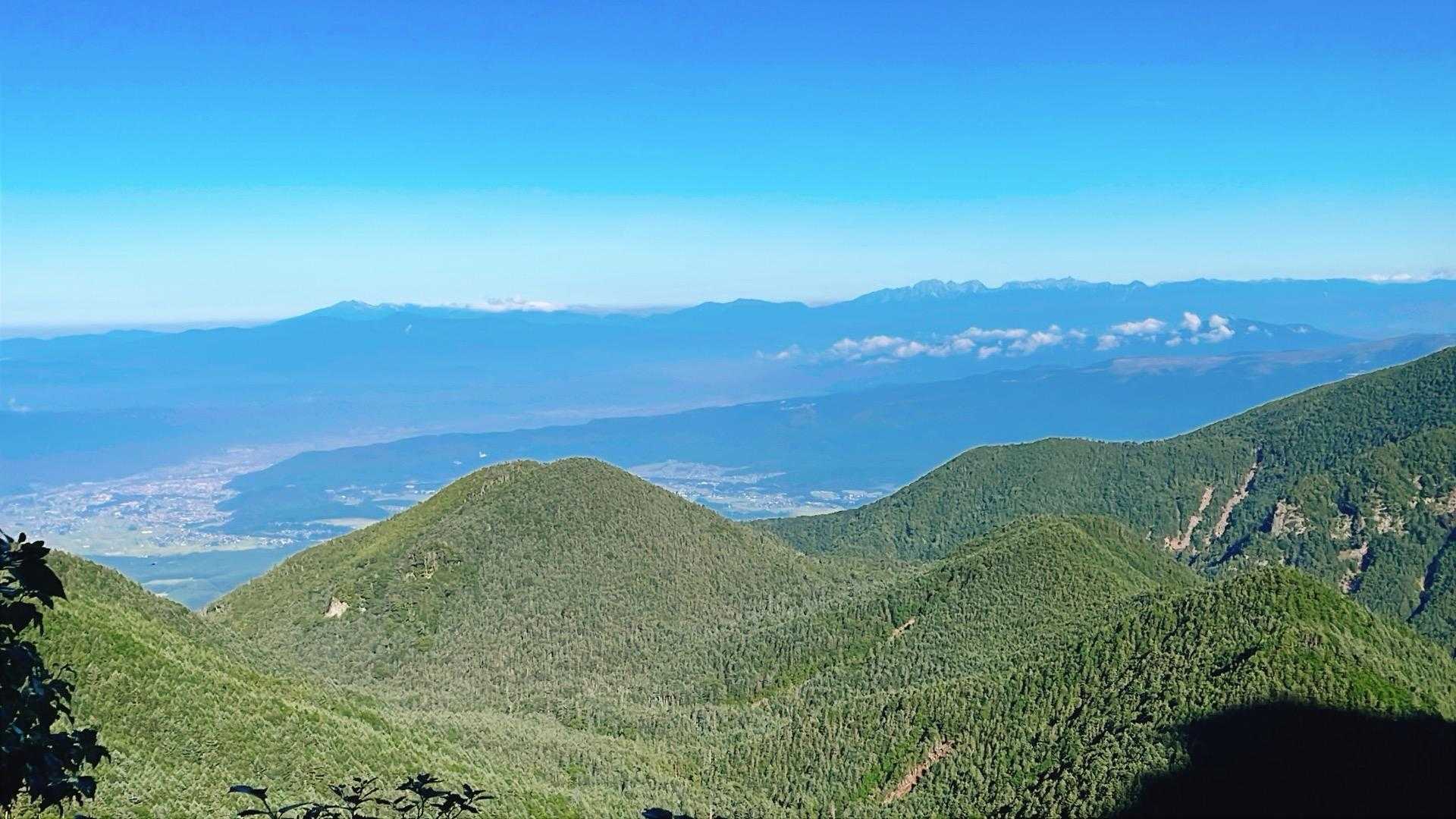 美濃戸口-北沢-行者小屋-地蔵ノ頭-赤岳-南沢 周回コースの写真