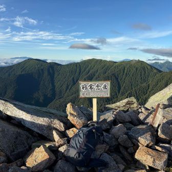 前常念！ここもすでに景色いいね