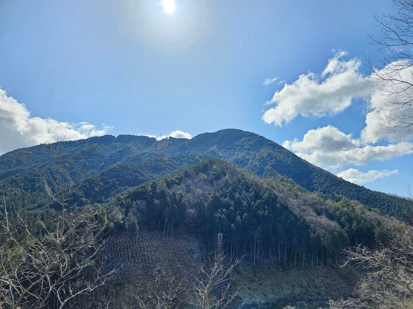 先ほど登った権現山⛰️