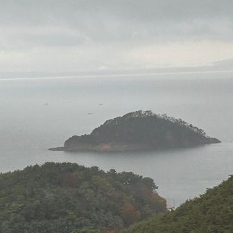 むつ湾展望台から