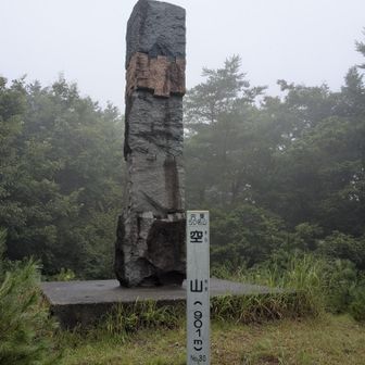 宍粟50名山No.30　空山

もちろん、標柱と記念写真撮りました