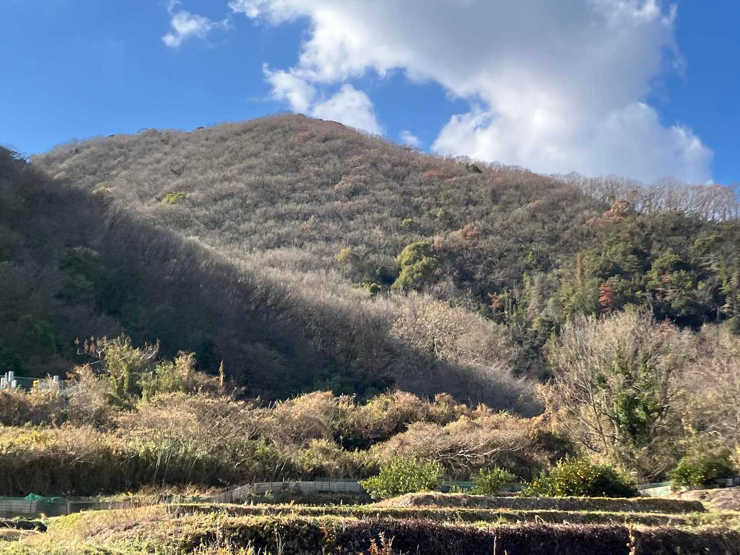 登った怒塚山