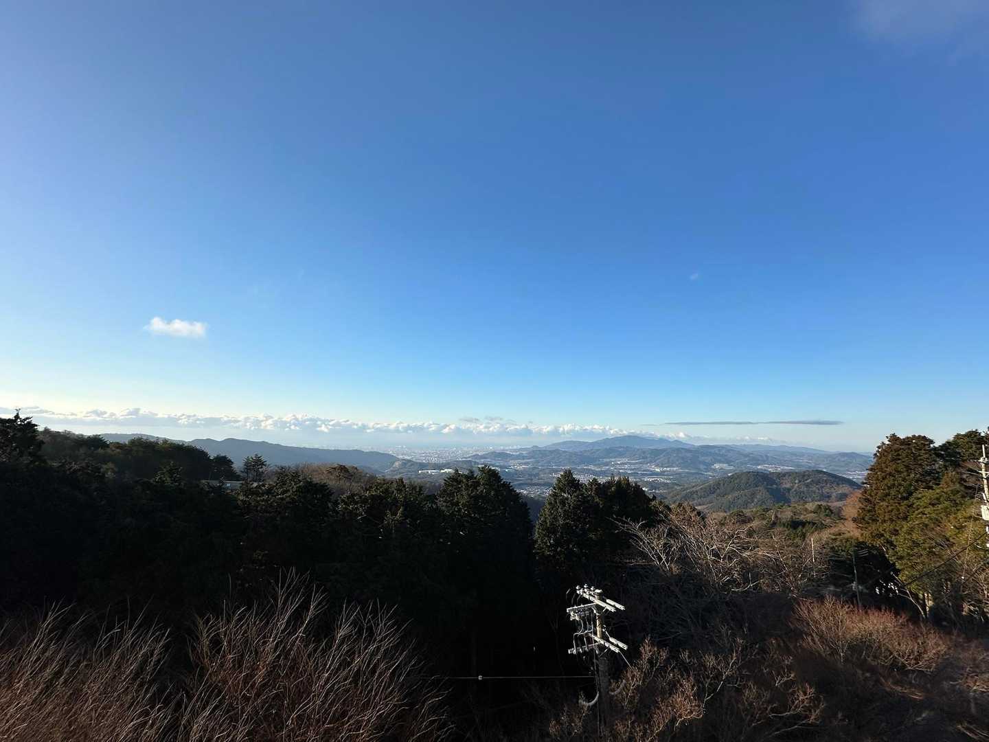 妙見山星嶺テラスからの
景色⭐️綺麗でした！