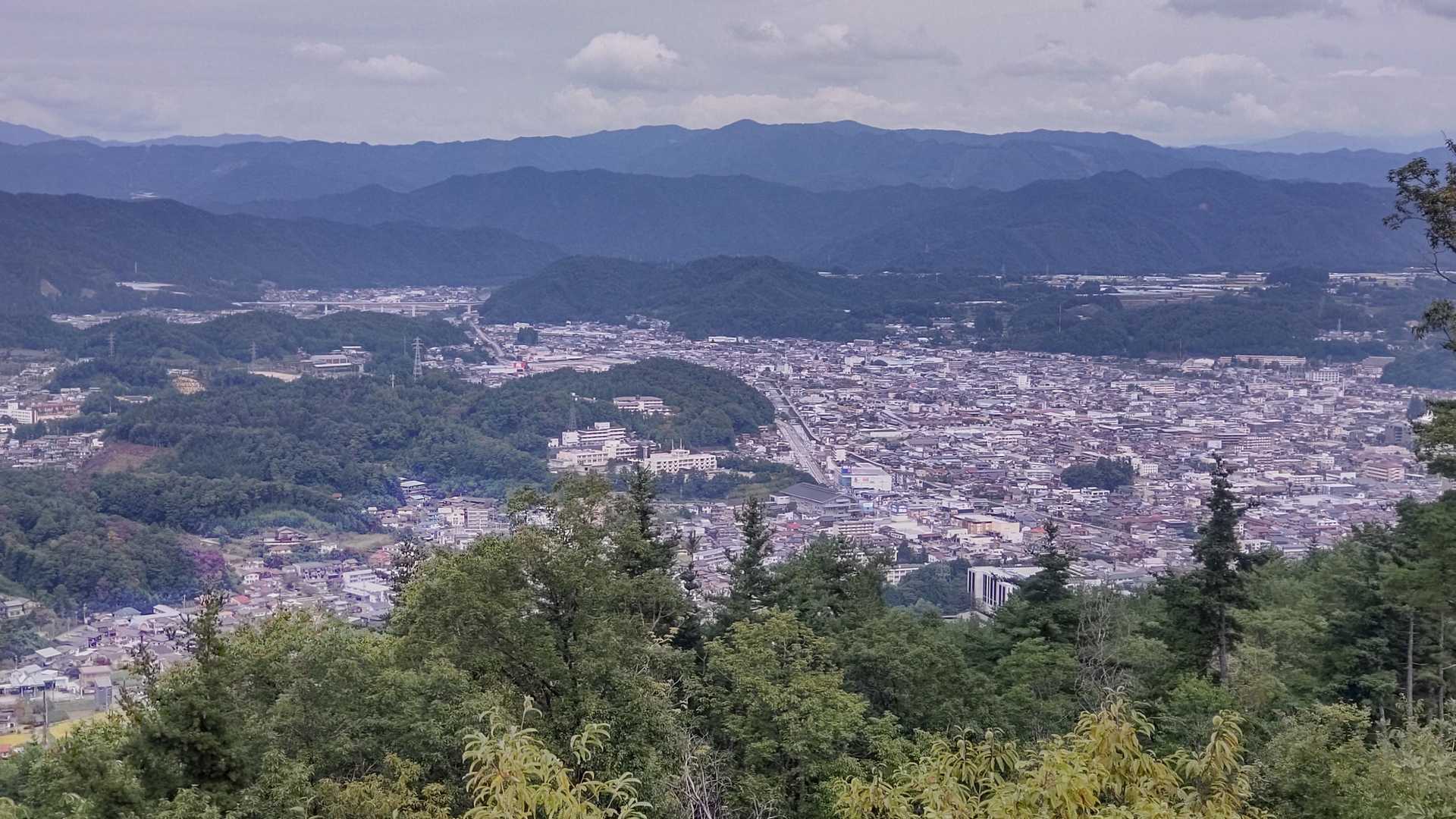 ため池-原山-松倉山-松倉遊歩道入口 縦走コースの写真