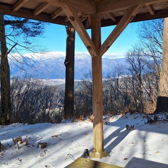 東屋からの景色