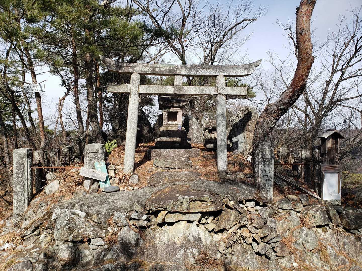 山頂です
お参り