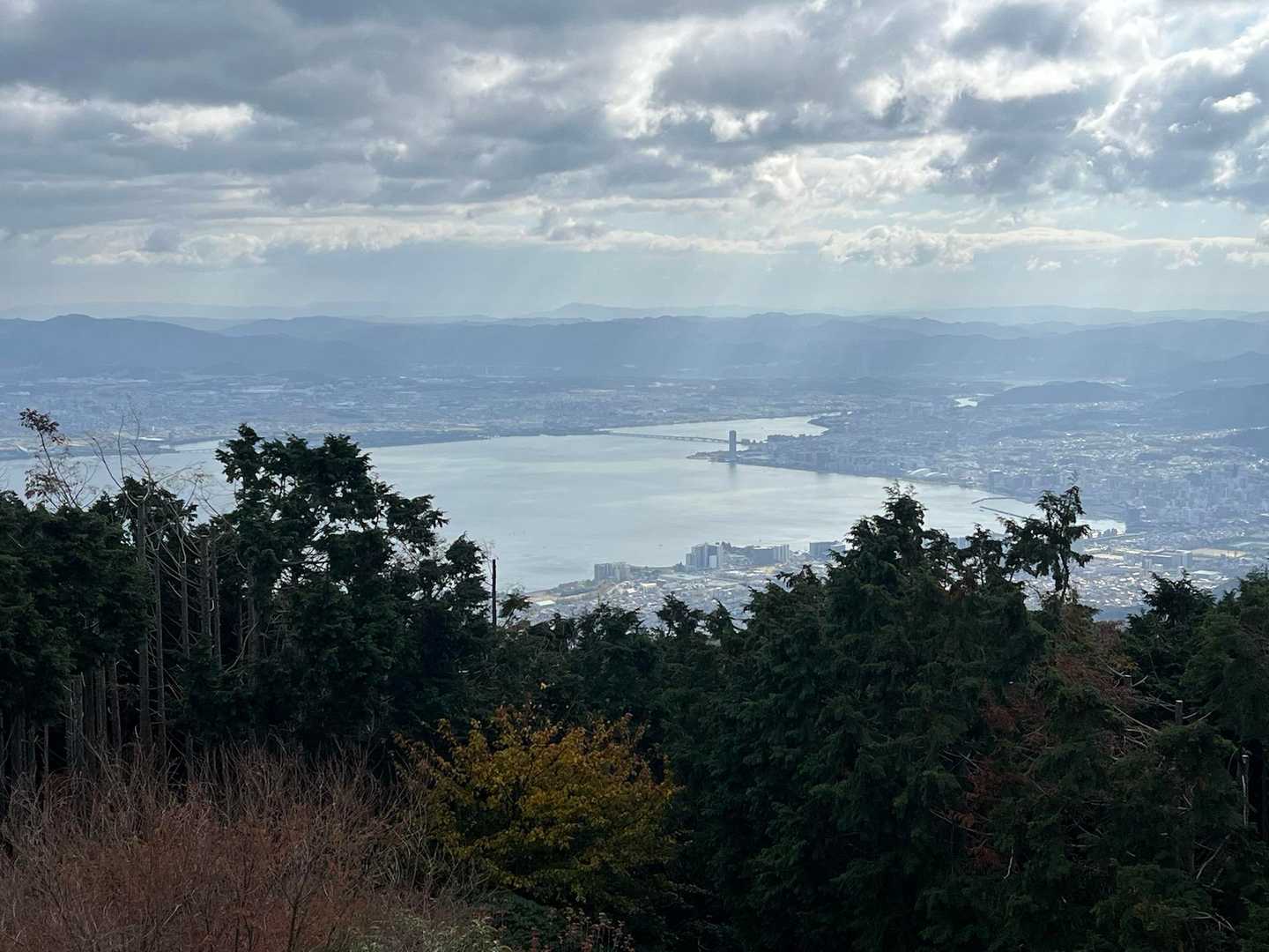 白鳥山-横高山-水井山-仰木峠-戸寺バス停 縦走コースの写真