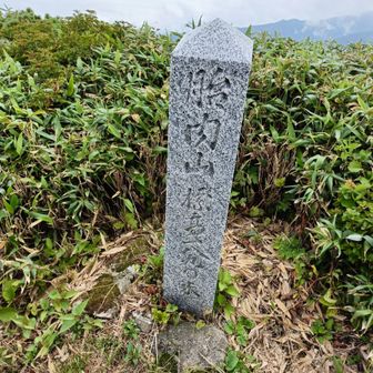 胎内山に到着
門内小屋までもうすぐ
