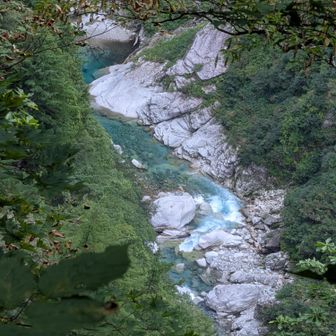黒部川の水が綺麗✨️