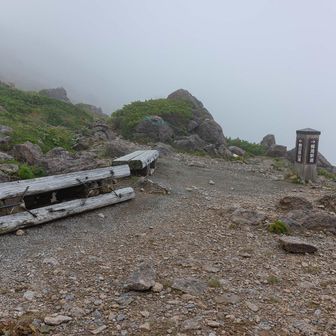 栂海新道と合流