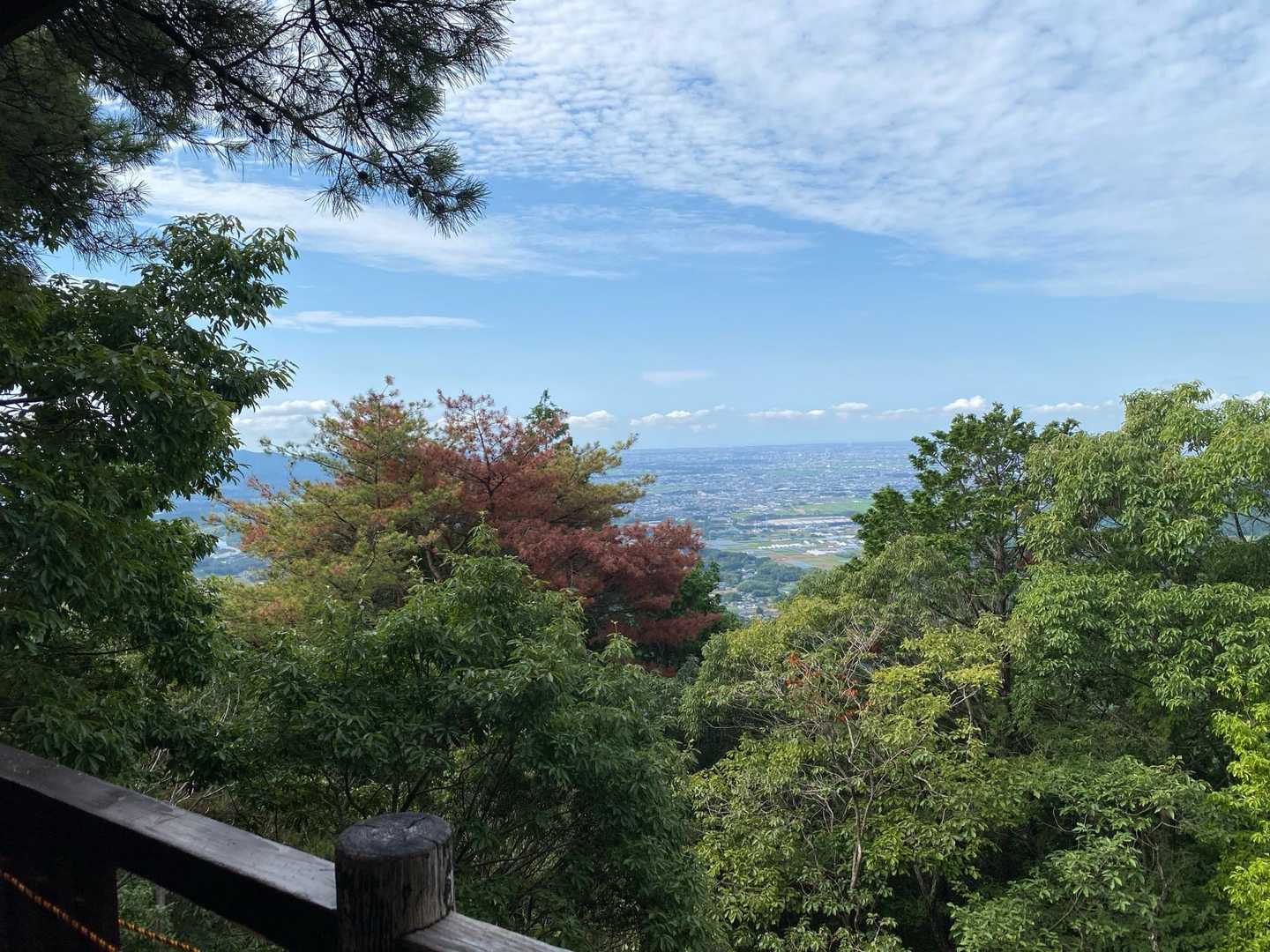 東屋より
今日はよく見えます