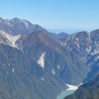 高瀬ダムと来年のテン泊コース