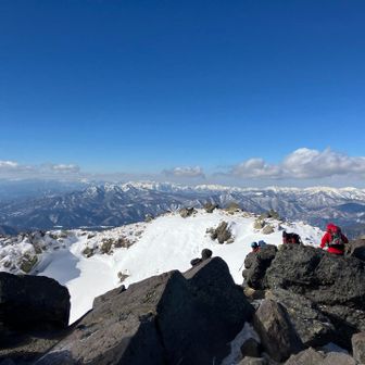新潟方面の山々
