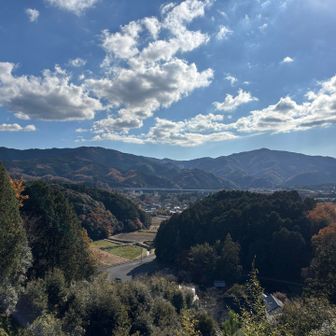 櫓から見た。
お城がよく見える。