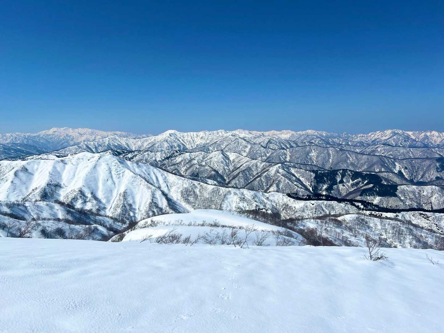中金剛からの眺望の見納め