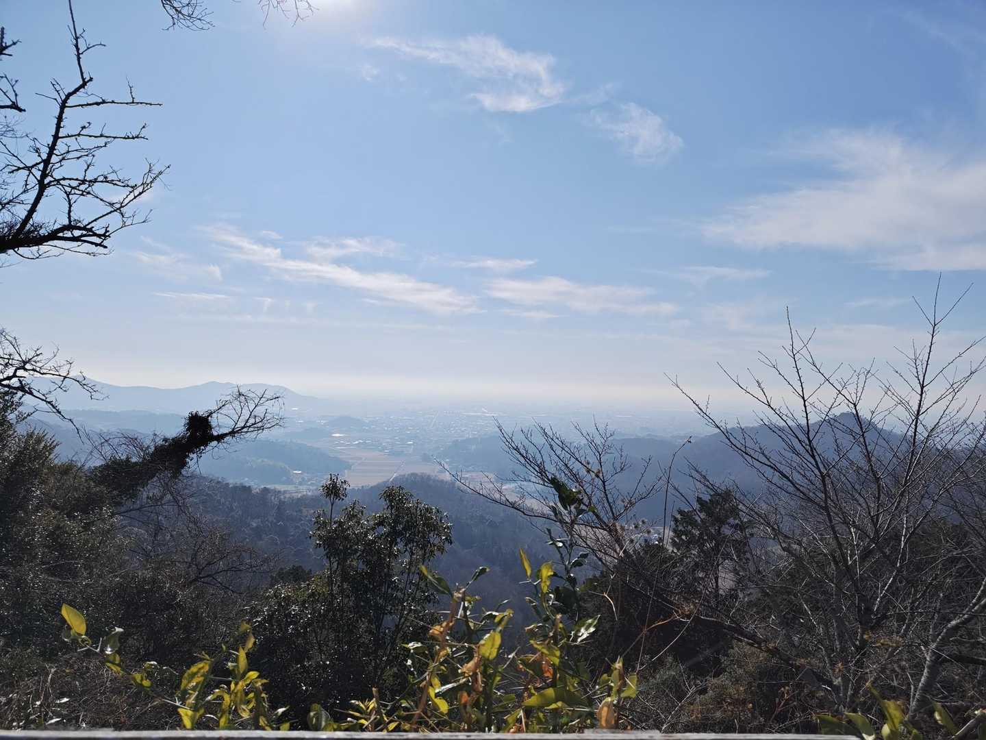 唐沢山神社からの景色
