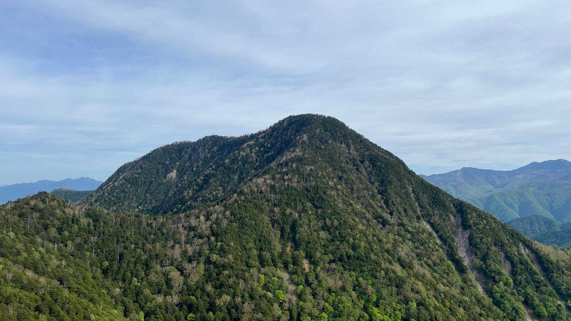 銀山平-庚申山-鋸山-皇海山-六林班峠 周回コースの写真